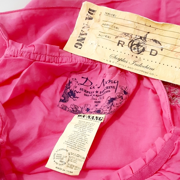 SALE ‼️ Da-Nang Hot Pink Sleeveless Blouse NWT - Picture 14 of 14